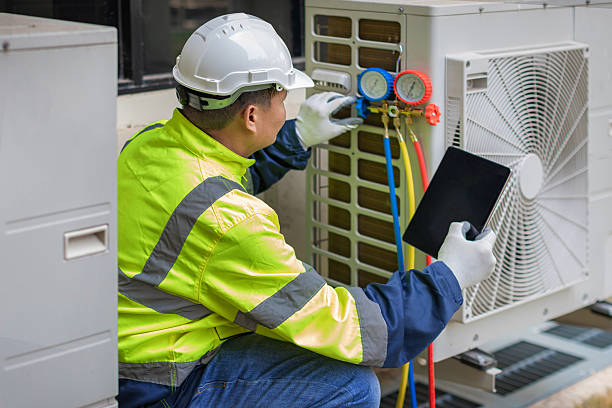 Professional Hvac Maintenance technician working in Bowie, MD